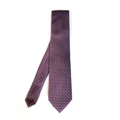 Gray, Purple Tie