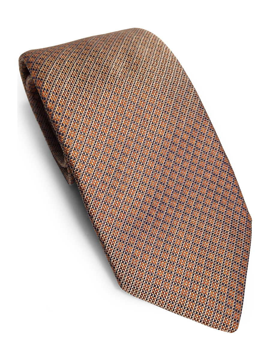 Lacivert,Dore,bordo özel dokuma kendinden desenli ipek kravat SRKİ0035