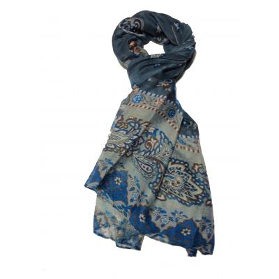 BLUE, STONE COLOR, OIL GREEN, COFFEE SCARF