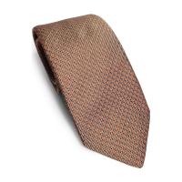 Lacivert,Dore,bordo özel dokuma kendinden desenli ipek kravat SRKİ0035