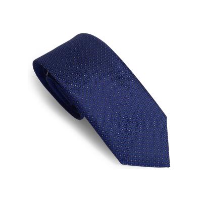 lacivert,Mavi, Beyaz minik nokta desen kravat SRKK0018